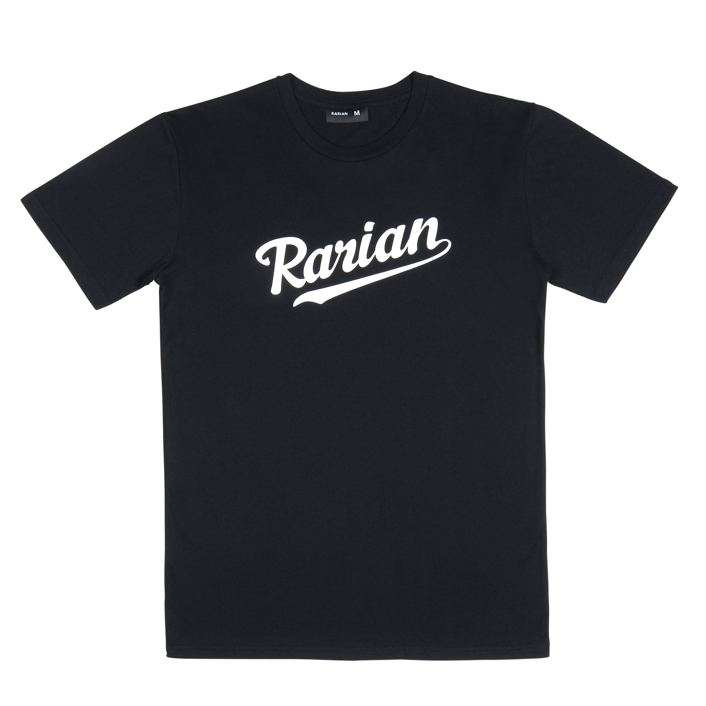 BASEBALL SCRIPT TEE - BLACK