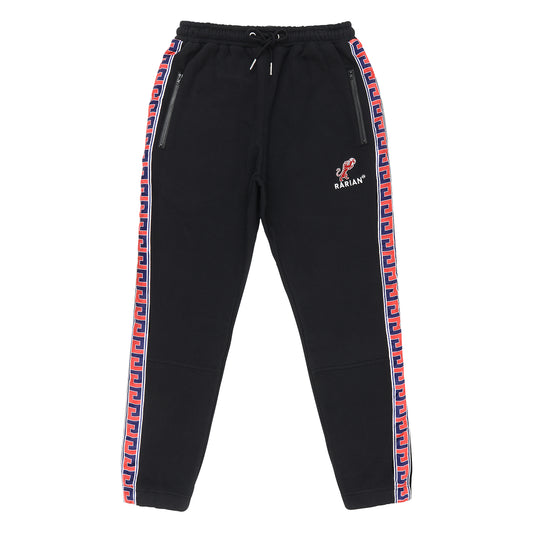PATTERN TAPE TRACKPANTS – BLACK